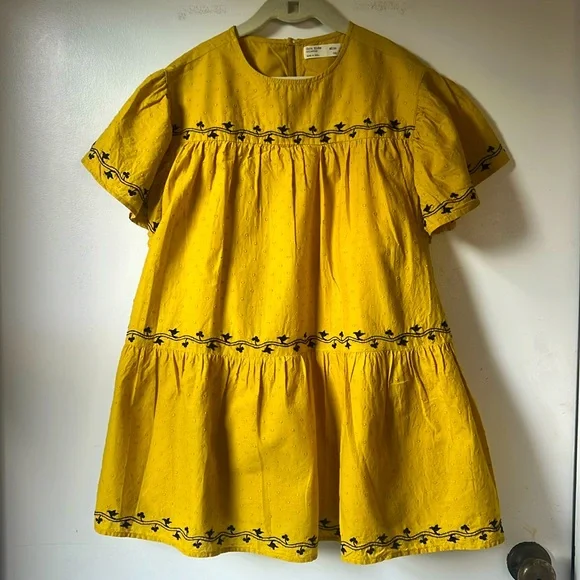 Zara | Dresses | Zara Kids Collection Swiss Dot Embroidered Dress Size 8 |  Poshmark